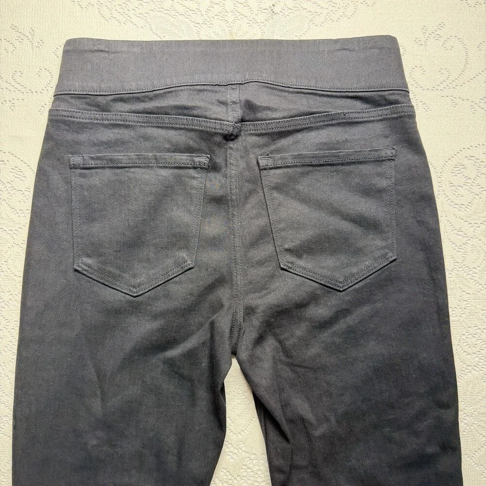 Old Navy Rockstar Super Skinny Jeggings Girls 8 Black Mid Rise Adjustable Waist